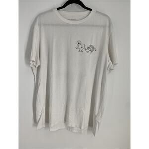 Allsaints T-Shirt Men’s Medium White All Faces All People Love Casual 723